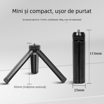 Tripod pentru cameră cu aliaj de aluminiu • 3D PTZ • modelul 003 • lansat în 2021 • capacitate de încărcare sub 2 kg