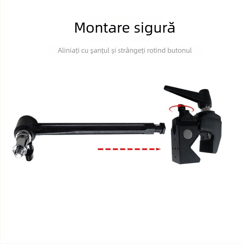 Monopod din aliaj de aluminiu, încărcare maximă 6–10 kg, greutate 500–1000 g, model Sy-yzq