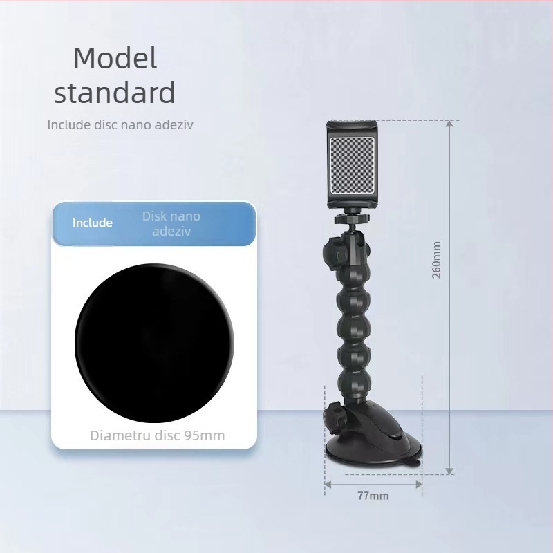 Suport pentru telefon în mașină – corp din plastic, personalizare acceptată, stil general (Tip: suport pentru mașină; Material: Plastic; Personalizare: Acceptată)