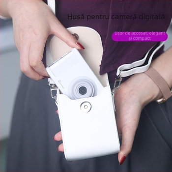 Geantă crossbody pentru Cameră Digitală, material Oxford, compatibilă cu Canon G7X II/III și Sony, unisex, primăvara 2025, pentru depozitare acasă