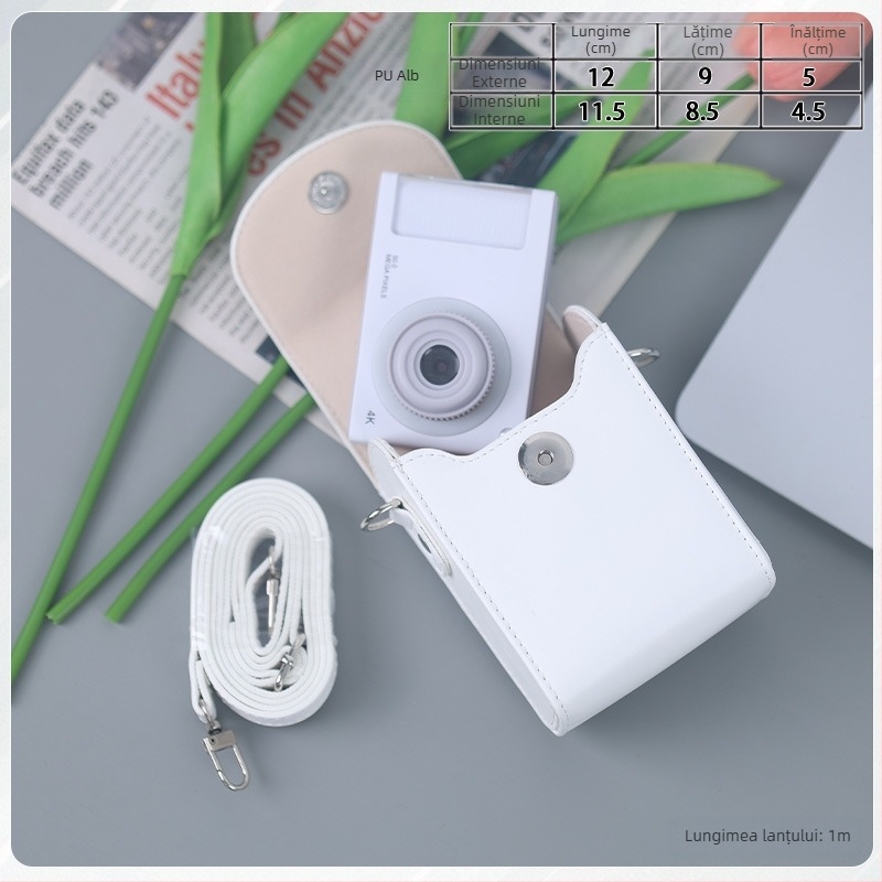 Geantă crossbody pentru Cameră Digitală, material Oxford, compatibilă cu Canon G7X II/III și Sony, unisex, primăvara 2025, pentru depozitare acasă