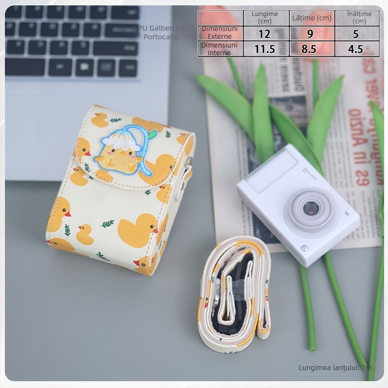 Geantă crossbody pentru Cameră Digitală, material Oxford, compatibilă cu Canon G7X II/III și Sony, unisex, primăvara 2025, pentru depozitare acasă