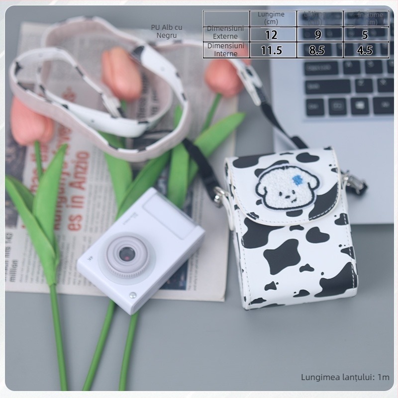 Geantă crossbody pentru Cameră Digitală, material Oxford, compatibilă cu Canon G7X II/III și Sony, unisex, primăvara 2025, pentru depozitare acasă