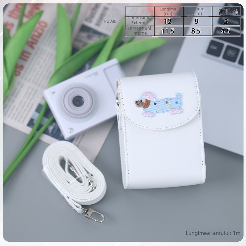 Geantă crossbody pentru Cameră Digitală, material Oxford, compatibilă cu Canon G7X II/III și Sony, unisex, primăvara 2025, pentru depozitare acasă