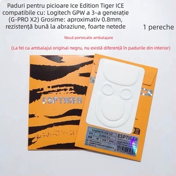 Tălpi de mouse pentru gaming Tiger talisman e-sports, compatibile cu GPW3 și GPRO X2, în stoc, ambalaj standard