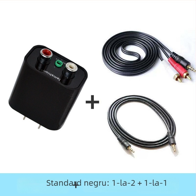 Receptor audio Bluetooth pentru difuzoare — Bluetooth 5.2, autonomie 8+ ore, modul hands-free pentru mașină