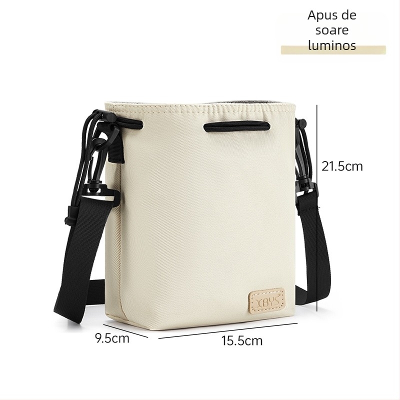 Geantă pentru aparat foto cu compartiment pentru obiective, ușoară, crossbody, material Oxford, pentru Fuji și Canon, curea cu pernă de aer, depozitare acasă