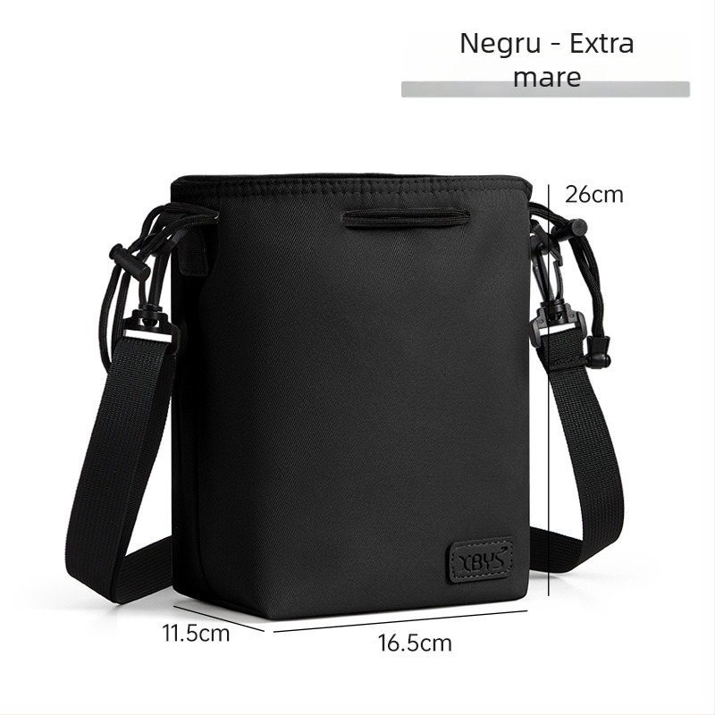 Geantă pentru aparat foto cu compartiment pentru obiective, ușoară, crossbody, material Oxford, pentru Fuji și Canon, curea cu pernă de aer, depozitare acasă