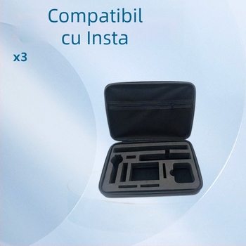 Geantă de depozitare 360 nylon pentru Insta360 X3/X2/ONE X – pânză Oxford, logo personalizabil