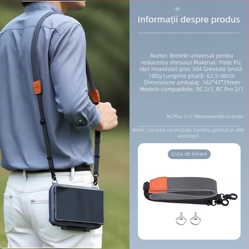 AXYN lanier PU pentru telecomandă pentru Flip, Mini 3/4/5 Pro, Air 3S, Mavic 3 Pro, Mavic 4 Pro