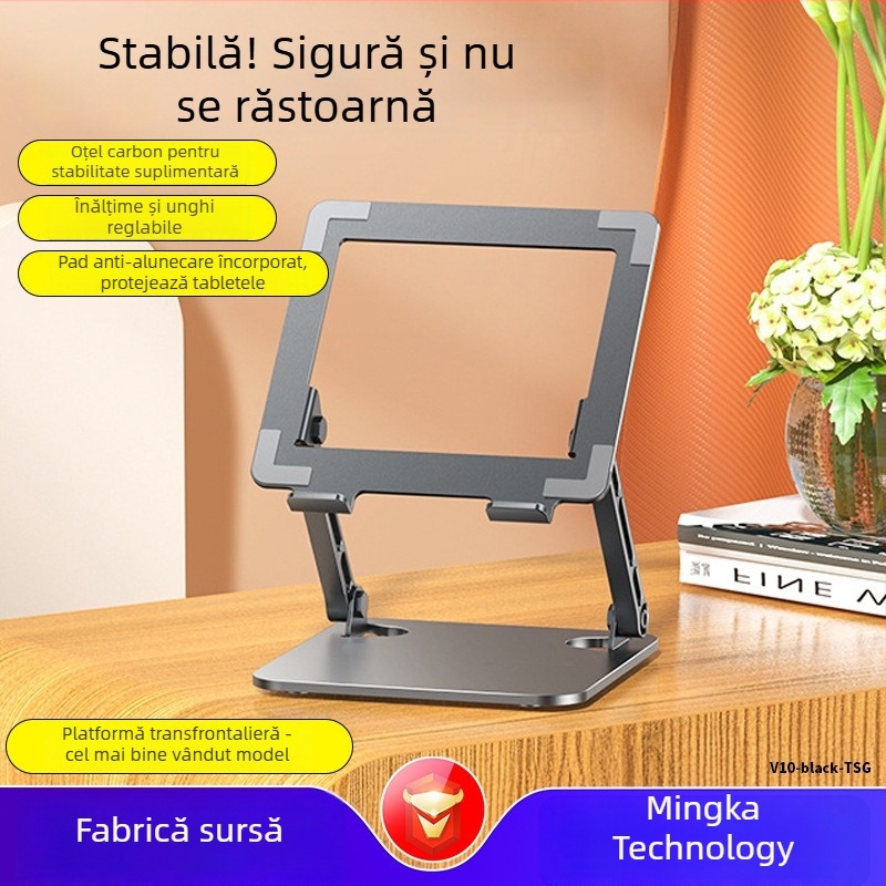 Suport metal pentru tabletă, compatibil cu iPad Pro de 11 inci, suport tip lift pentru jocuri