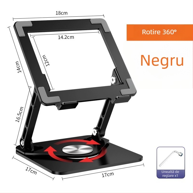Suport metal pentru tabletă, compatibil cu iPad Pro de 11 inci, suport tip lift pentru jocuri