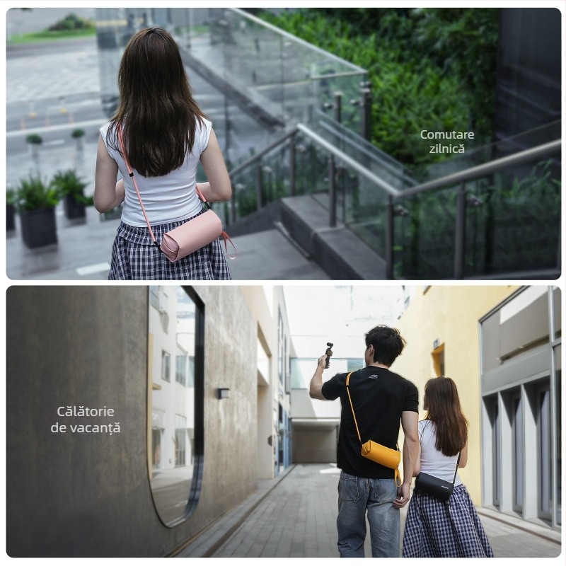 Geantă de stocare Pocket3/Osmo Nano, crossbody portabilă, poliester, model B018, în stoc