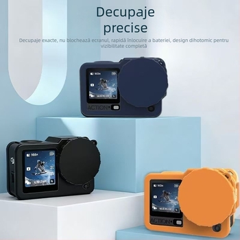 Wiersion husă de protecție din silicon pentru DJI Action6 - silicon alimentar; compatibil cu DJI Action6; set complet; imprimare logo suportată