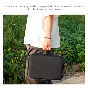 Husă de depozitare pentru DJI Osmo360 Cameră Panoramică – carcasă EVA dură, nailon, Strange leaves