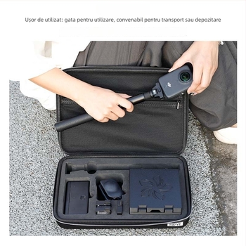 Husă de depozitare pentru DJI Osmo360 Cameră Panoramică – carcasă EVA dură, nailon, Strange leaves