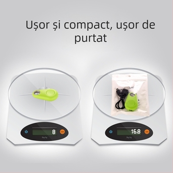 Dispozitiv Bluetooth anti-pierdut pentru chei, genți și animale de companie, cu design în formă de picătură de apă; rază 15–30 m; alarmă, fotografiere și înregistrare; carcasă ABS