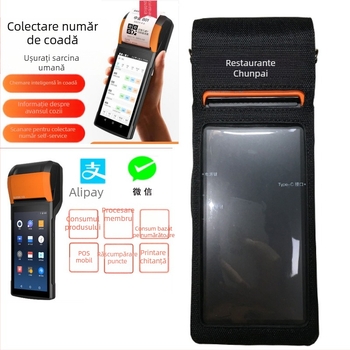 Husă protectoare pentru terminal POS portabil cu husă rezistentă la apă și curea de umăr (Model V2-333; Marcă Spring pie; Compatibil cu PDA, cititor RFID, POS; Origine Shenzhen; Procesare OEM)