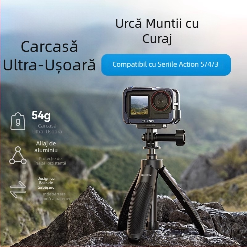 Ramă din aliaj de aluminiu pentru DJI Action 5 Pro/4/3 – Telesintaixun