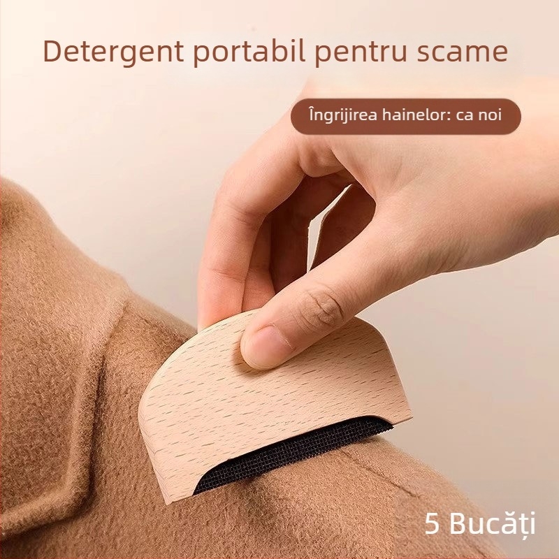 Îndepățător de scame pentru pulovere din lână — pieptene pentru cașmir, perie electrică de curățare, îndepărtător de păr pentru animale (Material: Lemn; Brand: Friendly; Stil: Modern simplu; Categorie: Role de păr, îndepărtare scame)