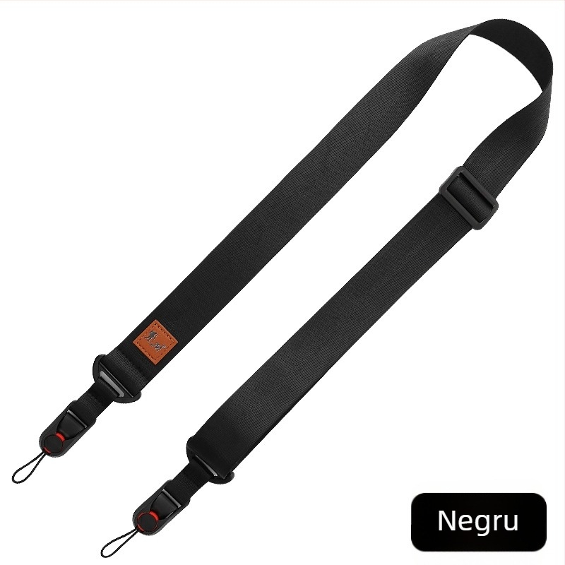 Bretea de umăr F-01 pentru camere Canon, Nikon, Sony, Fuji și alte DSLR și mirrorless, cu închidere rapidă – personalizabilă după exemplu