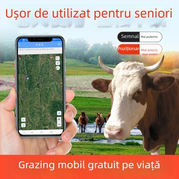 TYNY065 Locator GPS pentru animale mari, poziționare 4G, precizie 3 m, alarme: pană de curent, alarmă mobilă, alarmă de incintă, încărcare solară