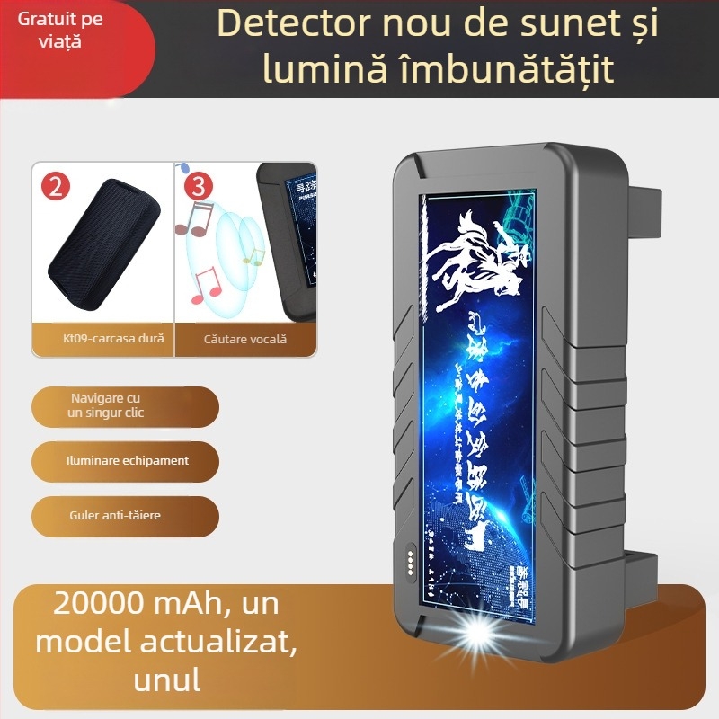 TYNY065 Locator GPS pentru animale mari, poziționare 4G, precizie 3 m, alarme: pană de curent, alarmă mobilă, alarmă de incintă, încărcare solară