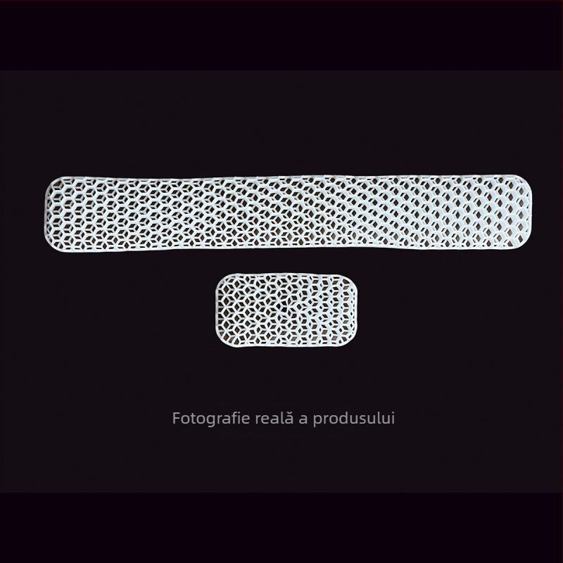 Padă de încheietură pentru mouse cu gel TPE, cu două fețe, structură fagur gol, ușor de curățat, 0,2 kg