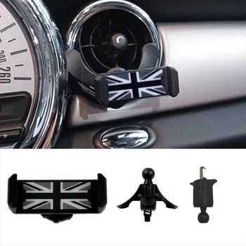 Suport auto pentru telefon cu braț rotativ – corp din plastic, strângere electrică, stil simplu, suport pentru personalizare