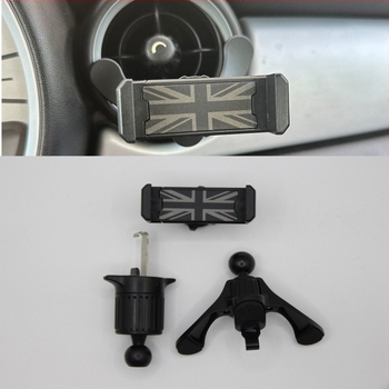 Suport auto pentru telefon cu braț rotativ – corp din plastic, strângere electrică, stil simplu, suport pentru personalizare