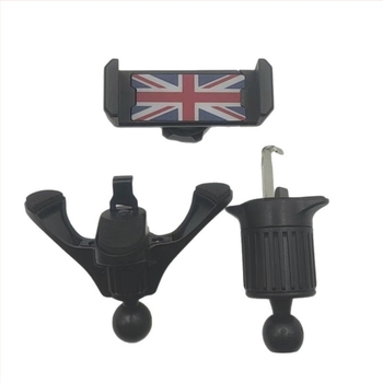 Suport auto pentru telefon cu braț rotativ – corp din plastic, strângere electrică, stil simplu, suport pentru personalizare