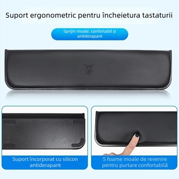 Suport pentru încheietura mâinii pentru tastatură mecanică, suprafață anti alunecare, compatibil cu tastele 87/98/99/104, potrivit pentru gaming și tastare, personalizabil