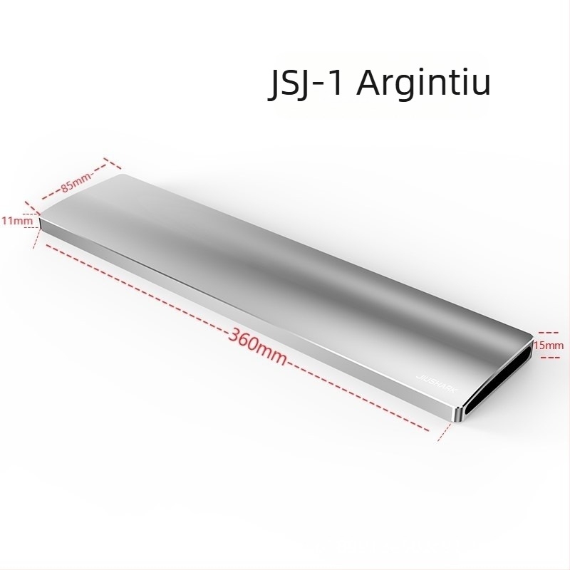 Suport pentru încheietura mâinii pentru tastatură – JSJ-1; 549 g; aliaj de aluminiu; impermeabil; antiderapant