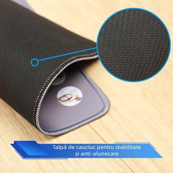 Pad de mouse din cauciuc natural, antiderapant, 2 mm grosime, cu logo imprimat, față unică