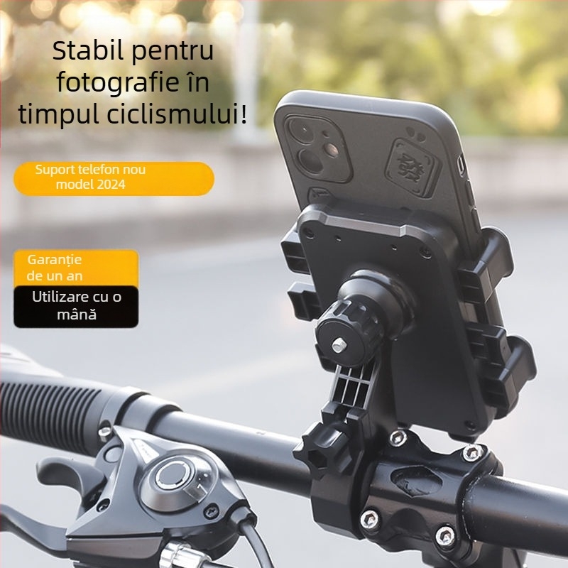 Suport pentru telefon de bicicletă - montaj deasupra, din metal, marcă Other, model Manufacturer Direct Supply Custom Made Cross-Border