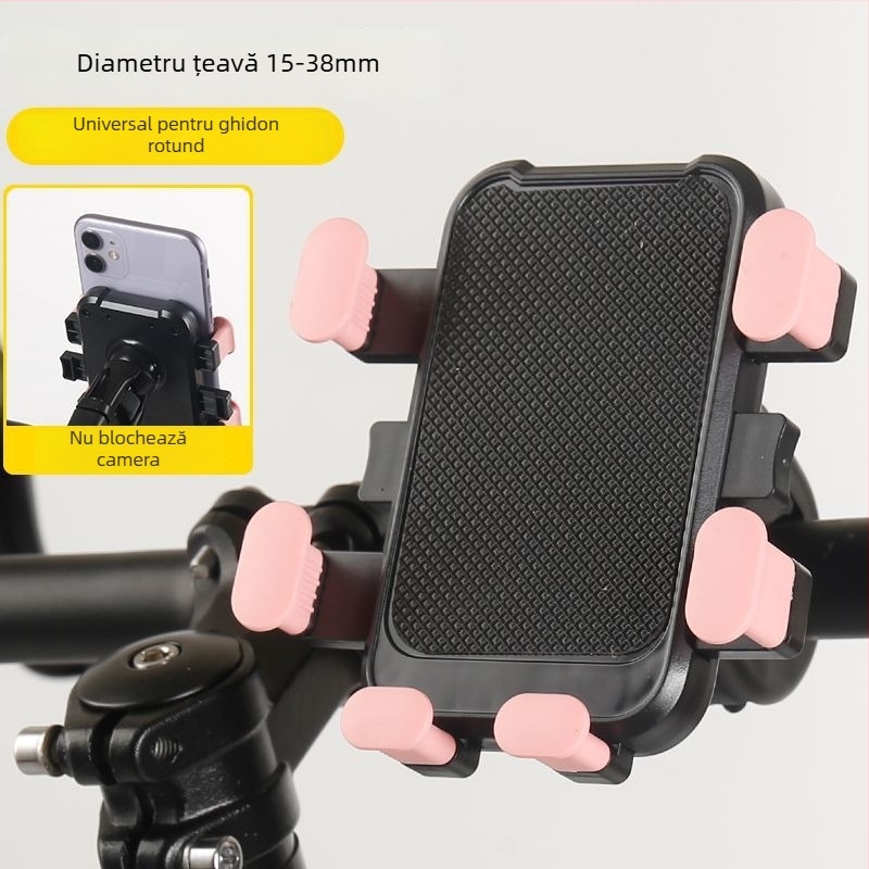 Suport pentru telefon de bicicletă - montaj deasupra, din metal, marcă Other, model Manufacturer Direct Supply Custom Made Cross-Border