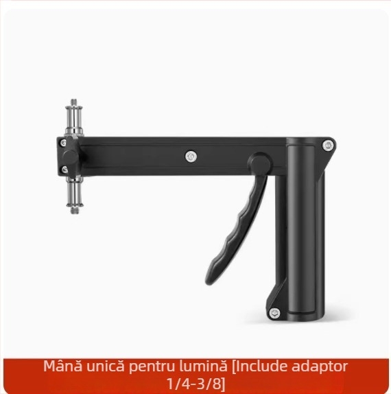 Suport pentru iluminare foto pentru studio și streaming, multifuncțional, aliaj de aluminiu