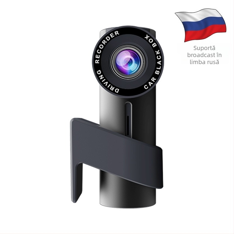 Camera de bord auto cu vedere noaptea și WiFi; montare pe parbriz, 1080p/2560x1440, suport TF card