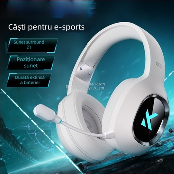 Căști gamer G9 Pro — Bluetooth wireless în trei moduri, cu microfon, pentru PC