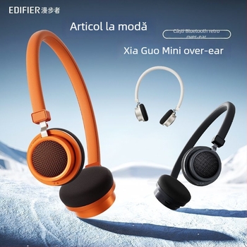 Edifier Doo Ace headset Bluetooth retro, design ușor, mod Lavalier, Bluetooth 6.0, autonomie 4–8 ore, rezistent la apă pentru utilizare zilnică