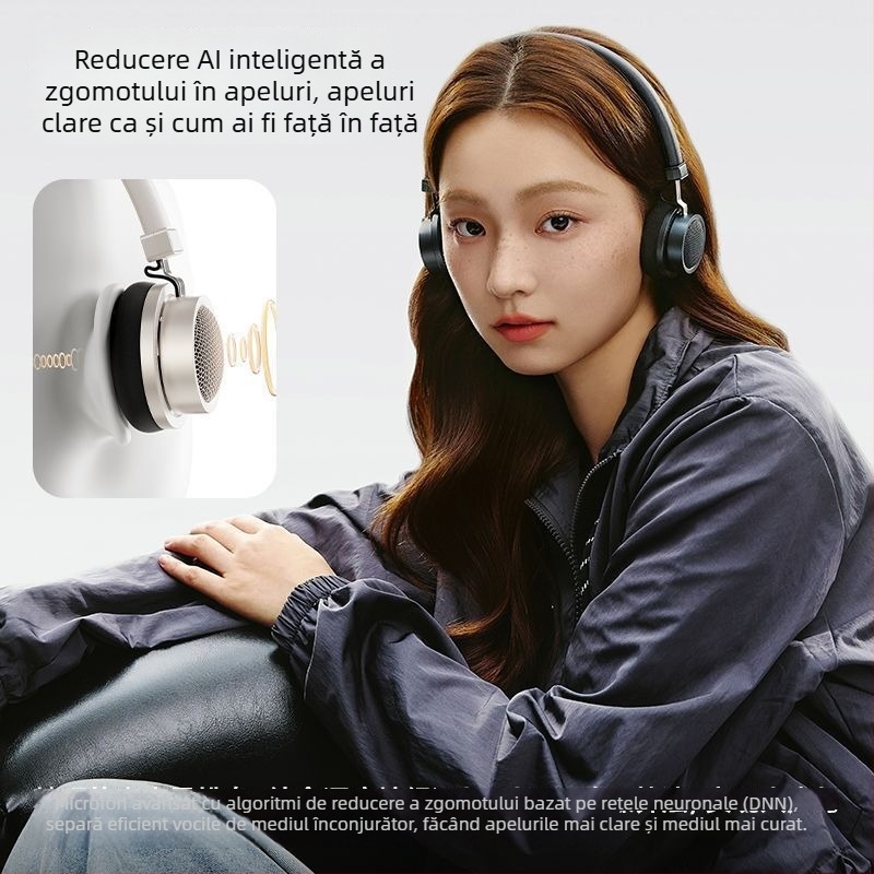 Edifier Doo Ace headset Bluetooth retro, design ușor, mod Lavalier, Bluetooth 6.0, autonomie 4–8 ore, rezistent la apă pentru utilizare zilnică