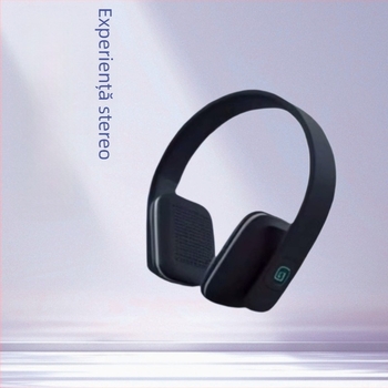 Headset Bluetooth fără fir pentru cap, LC-8600 versiune actualizată, sunet stereo, Bluetooth 5.0, rază 10 m, autonomie peste 8 h, material PC+ABS