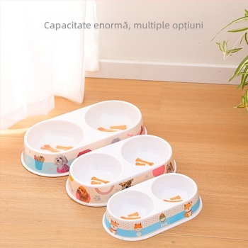 Vas oval dublu din melamină pentru animale de companie, cu distribuitor de apă • Material: Melamină • Brand: HAWOO • Etichetă privată licențiată: Da • Alimentare automată: Nu • Ambalare: 120 buc./cutie