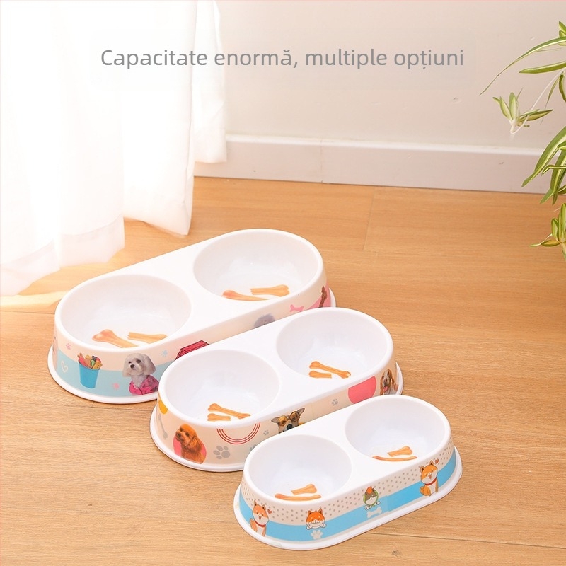 Vas oval dublu din melamină pentru animale de companie, cu distribuitor de apă • Material: Melamină • Brand: HAWOO • Etichetă privată licențiată: Da • Alimentare automată: Nu • Ambalare: 120 buc./cutie