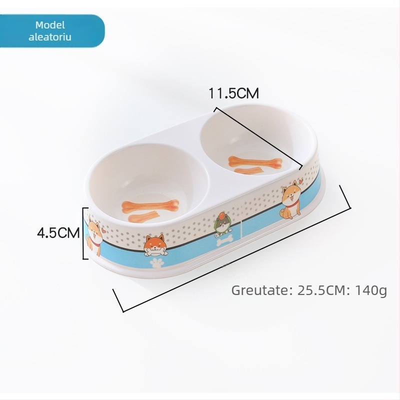 Vas oval dublu din melamină pentru animale de companie, cu distribuitor de apă • Material: Melamină • Brand: HAWOO • Etichetă privată licențiată: Da • Alimentare automată: Nu • Ambalare: 120 buc./cutie