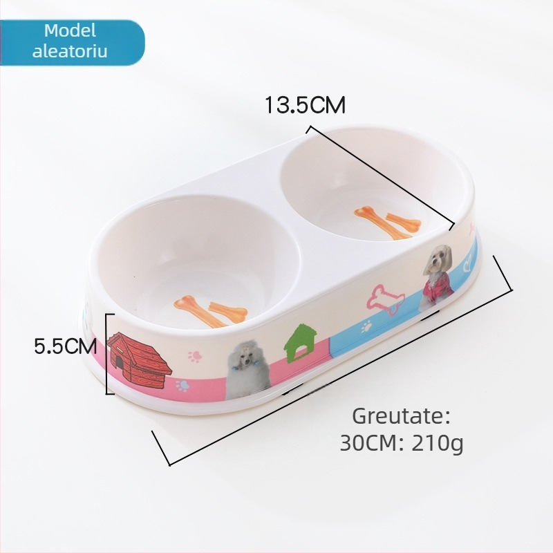 Vas oval dublu din melamină pentru animale de companie, cu distribuitor de apă • Material: Melamină • Brand: HAWOO • Etichetă privată licențiată: Da • Alimentare automată: Nu • Ambalare: 120 buc./cutie