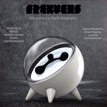 Lampă portabilă cu captare a sunetului, alimentare USB-C, baterie încorporată 2000–4000mAh, 6W, răspuns în frecvență 60Hz-15kHz, iluminare