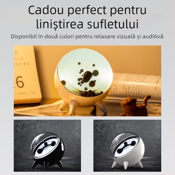 Lampă portabilă cu captare a sunetului, alimentare USB-C, baterie încorporată 2000–4000mAh, 6W, răspuns în frecvență 60Hz-15kHz, iluminare