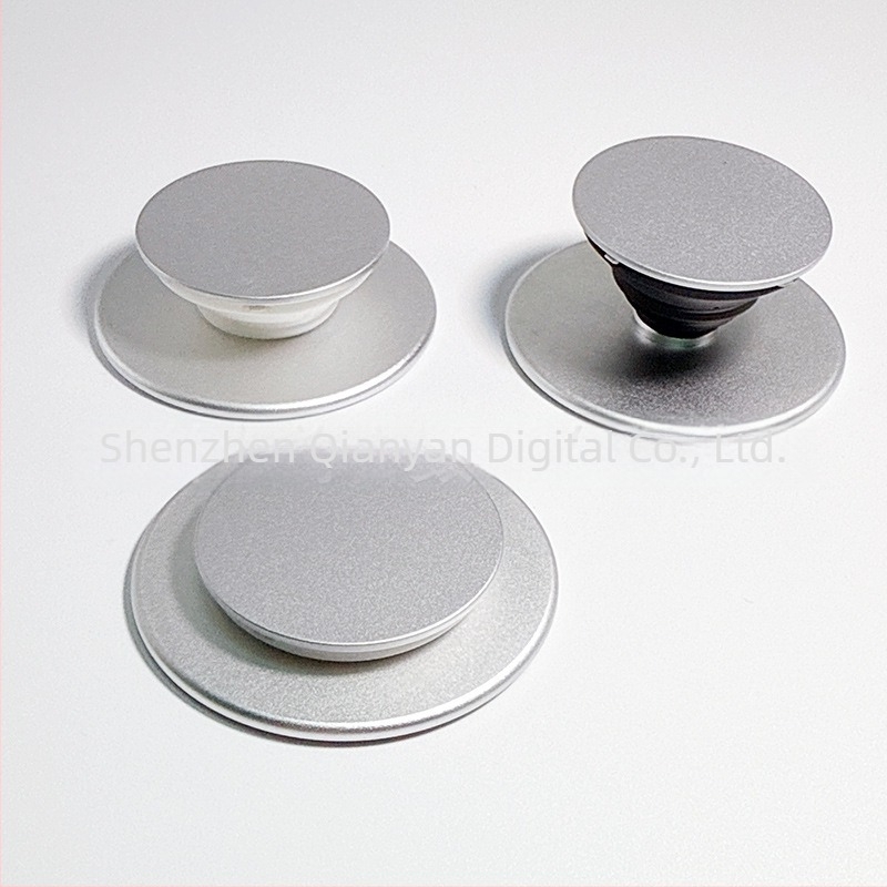 Suport magnetic Snap-On pentru telefon – ultra-subțire, ABS + TPU, magnet puternic, șasiu metalic; pentru utilizare de birou și selfie