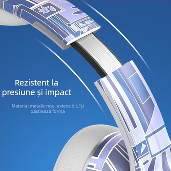 Căști Bluetooth CH888 – Bluetooth 5.2, slot pentru card, design pliabil, microfon încorporat, 3,5 mm AUX